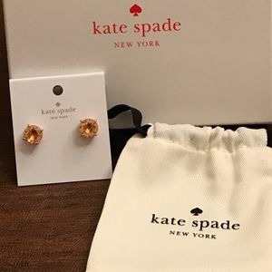 NWT Kate Spade Gumdrop Light Peach Earings